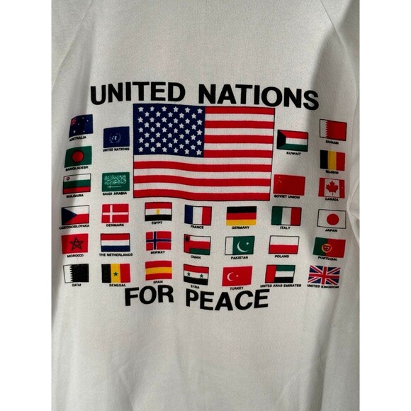 Vintage Operation‎ Desert Shield Desert Storm Crewneck Sweater Oneita Large USA - Picture 10 of 10